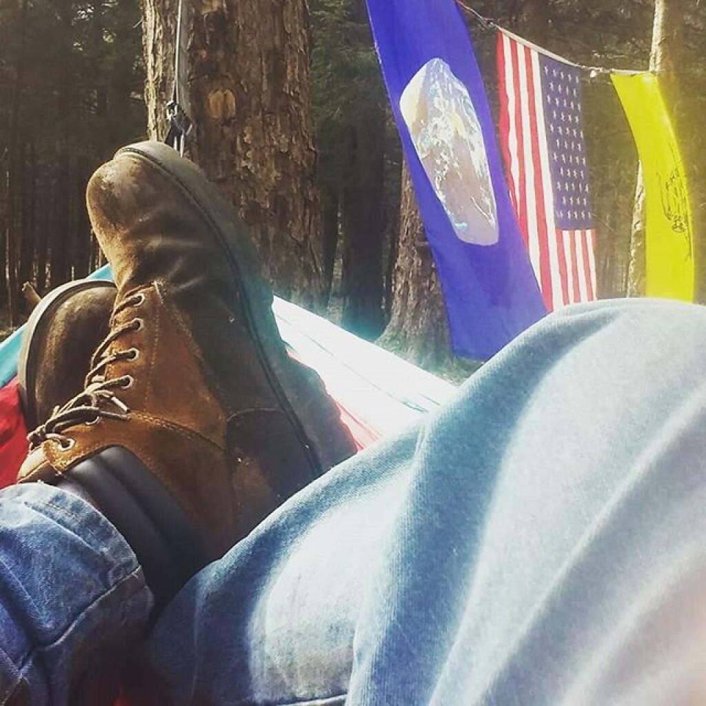 Photo: After hiking ten miles the hammock feels nice