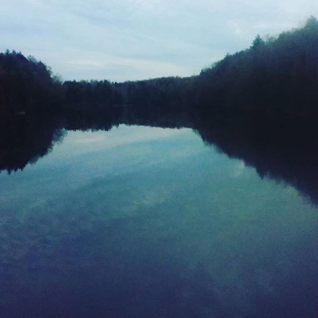 Photo: Dusk on the dam
