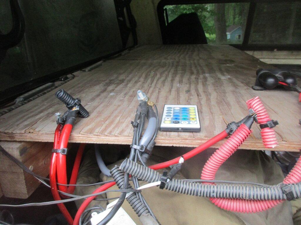 Photo: Feed Lines - Battery, Ground, Power To Cab