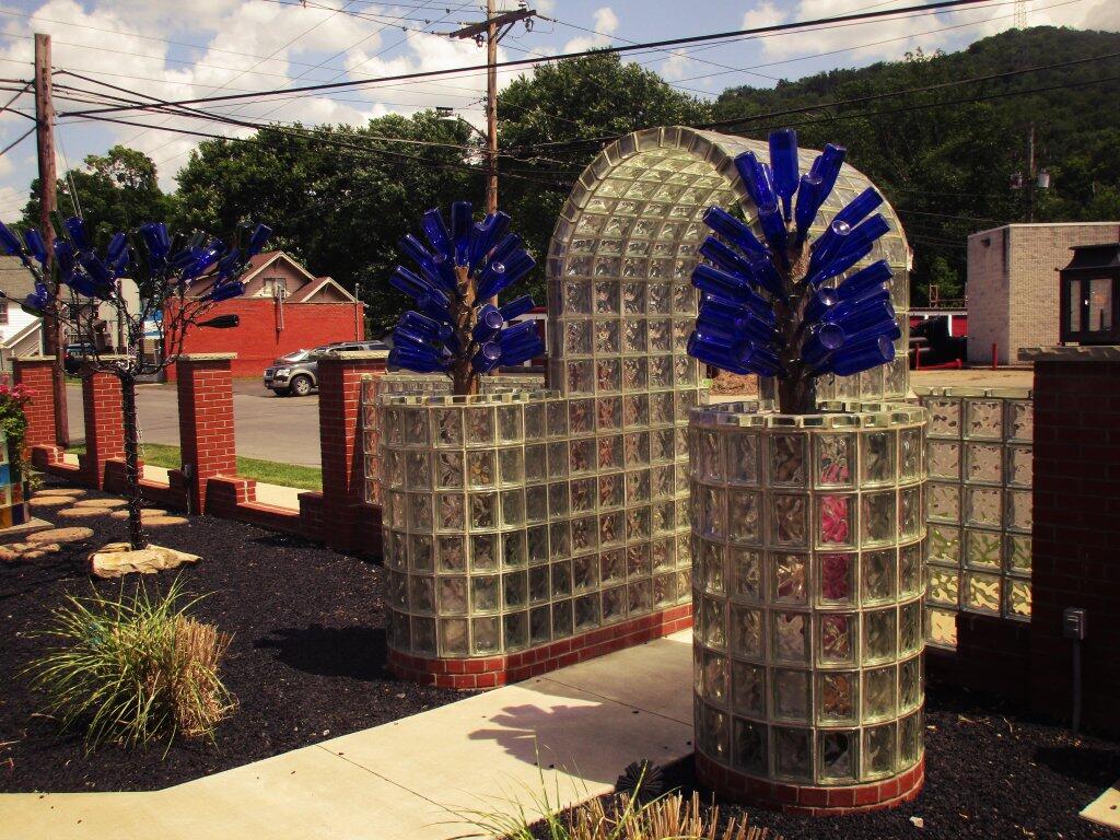 Photo: Glass Block Park Entrance
