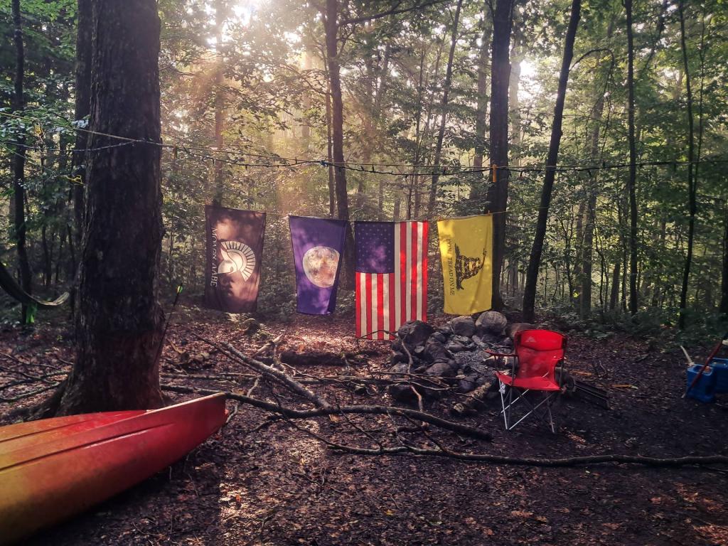 Photo: Misty Morning at Powley Campsite 5 [Expires July 21 2026]