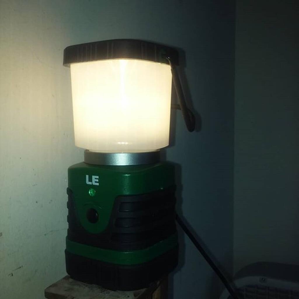 Photo: Small rechargeable lantern for camping