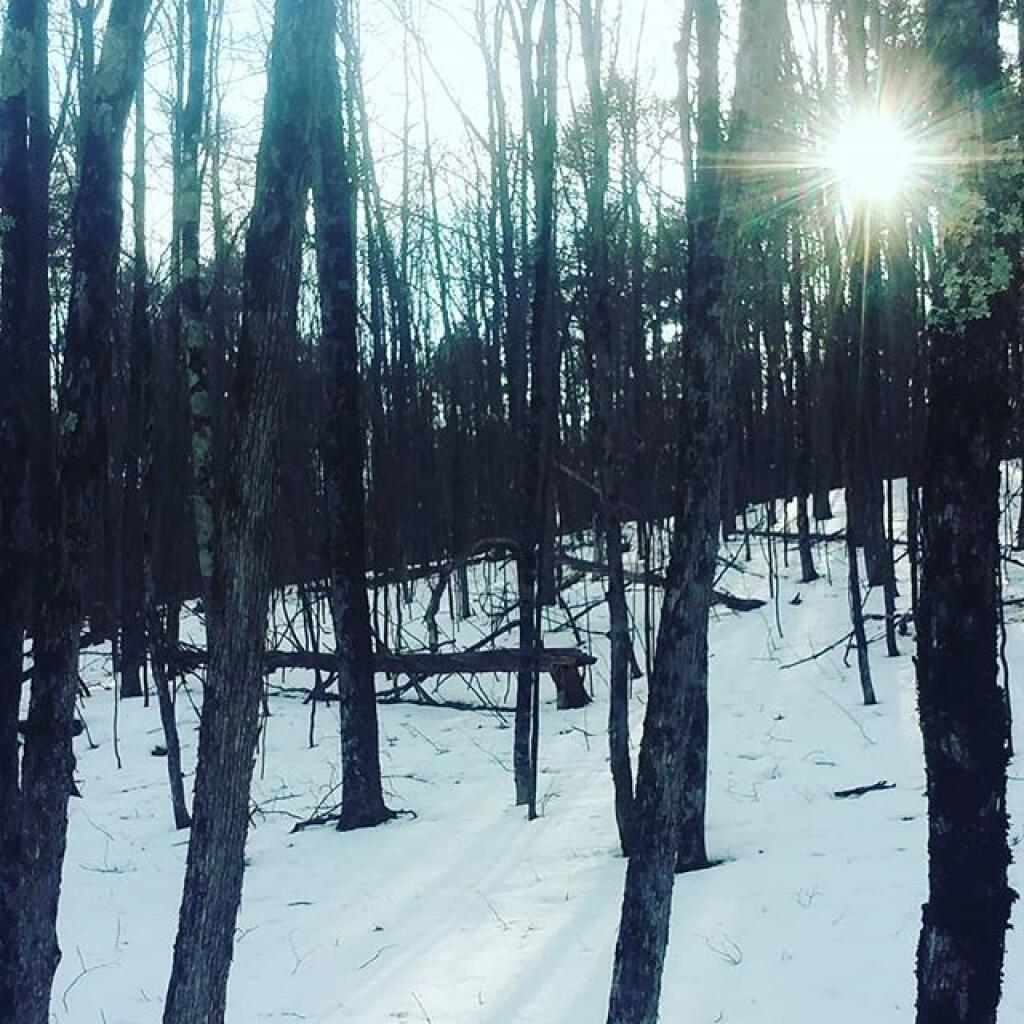 Photo: Walking the ridge line