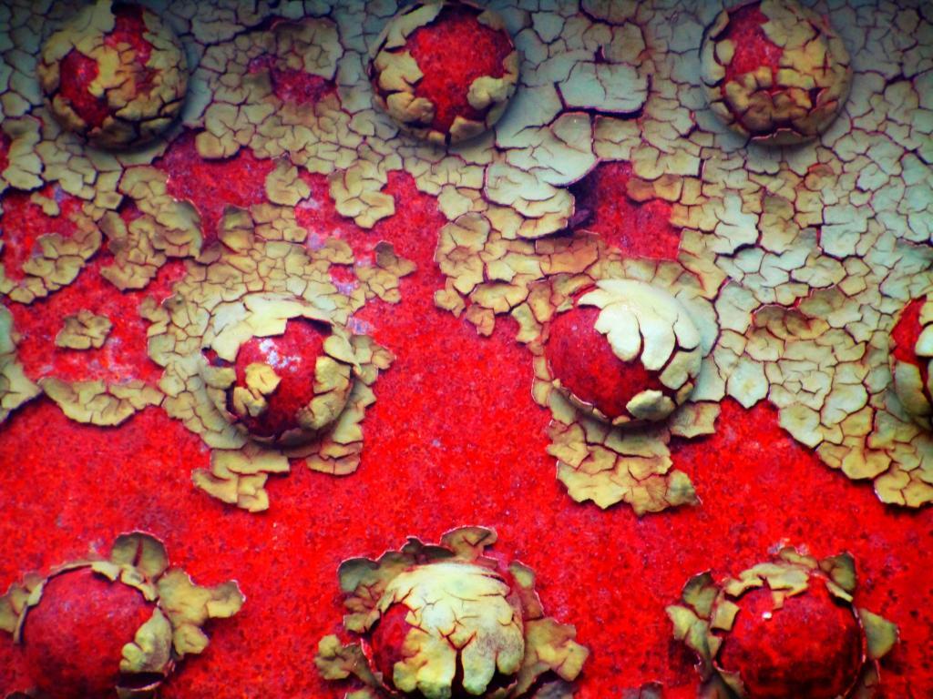 Photo: The paint cracked