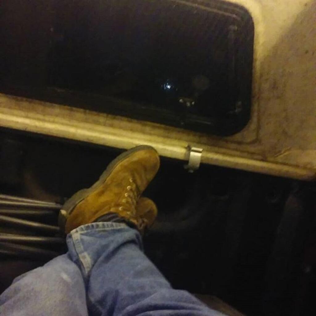 Photo: After two dreary days inside, went for my evening walk and then sitting out back on this mild but drizzly night