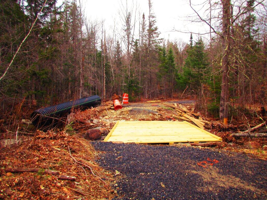 Photo: Temporary Snowmobile Bridge