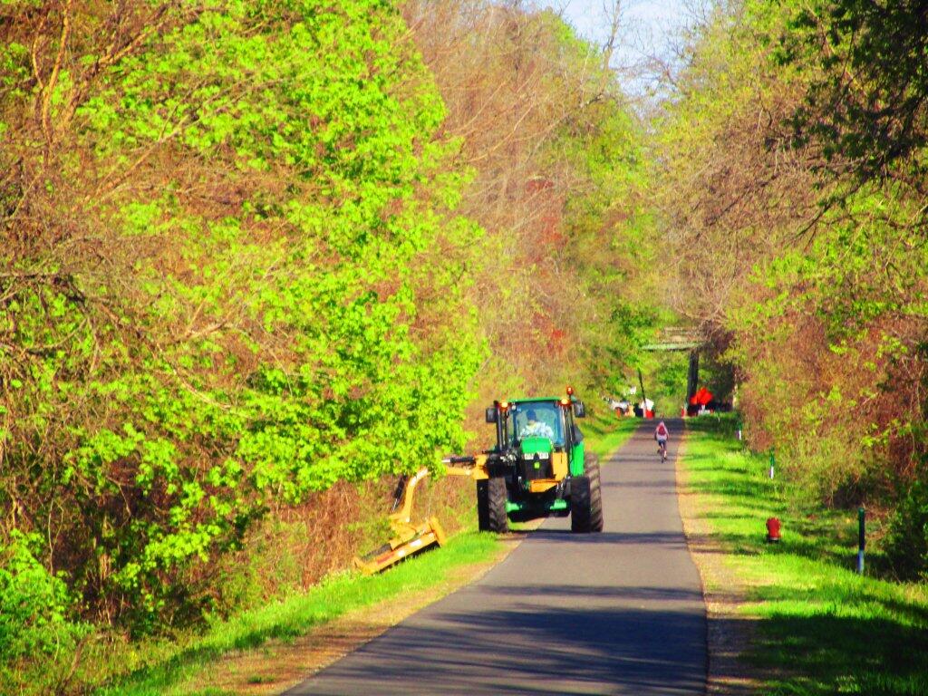 Photo: Mowing The Rail Trail