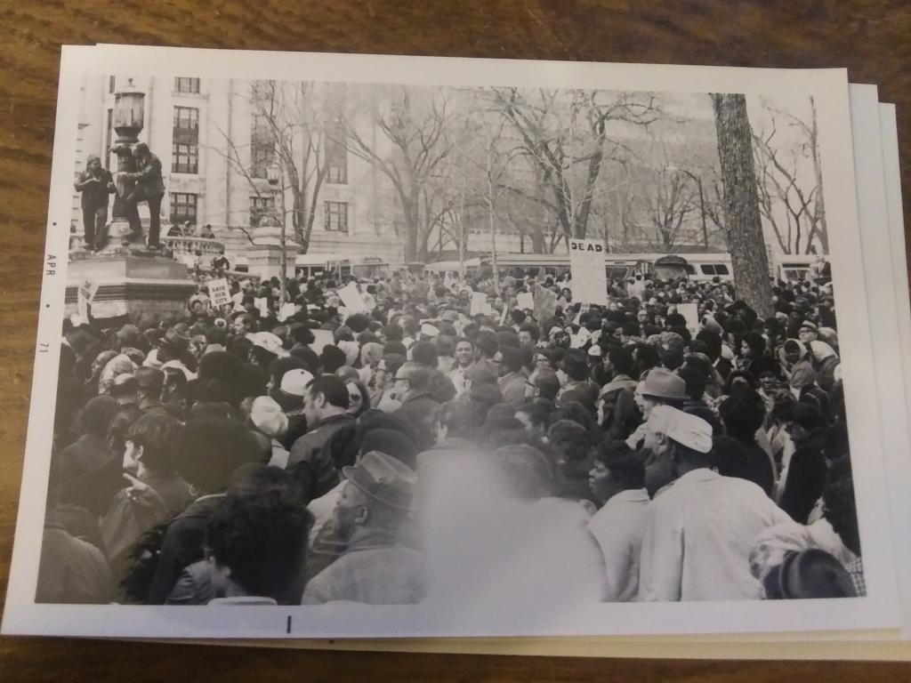 Photo: Packed with protesters
