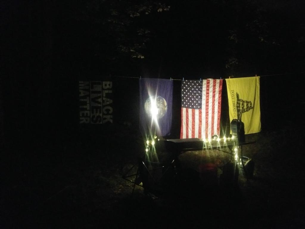 Photo: Last night at camp