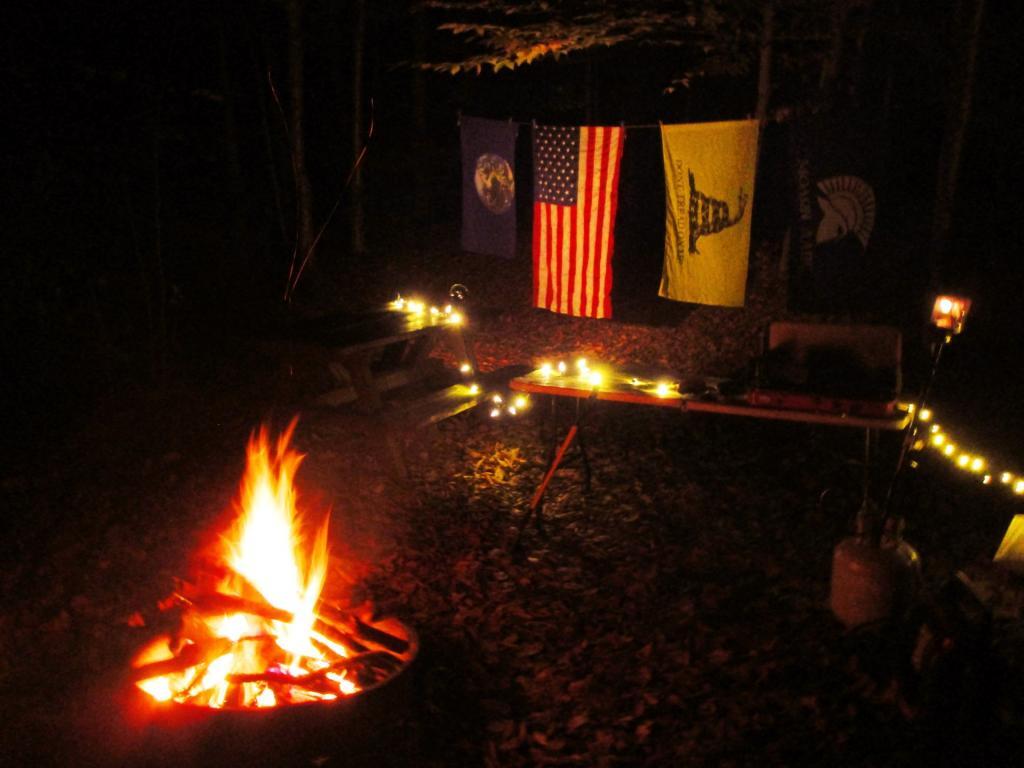 Photo: Campfire on a Cold Night