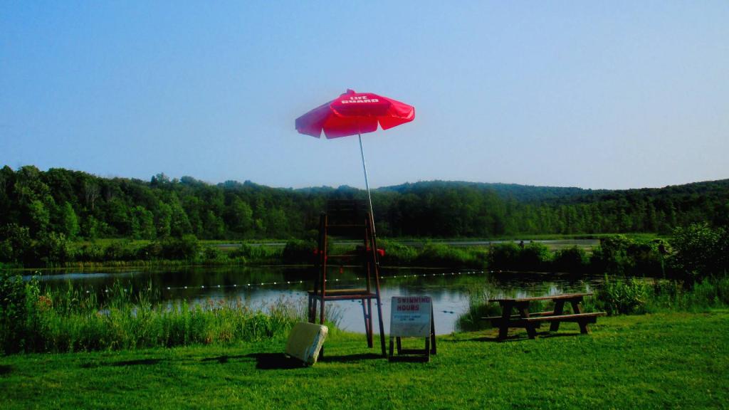 Photo: Jennings Pond - Free Swimming Area at Buttermilk Falls State Park