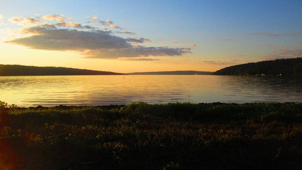 Photo: Sunset on Cayuga Lake